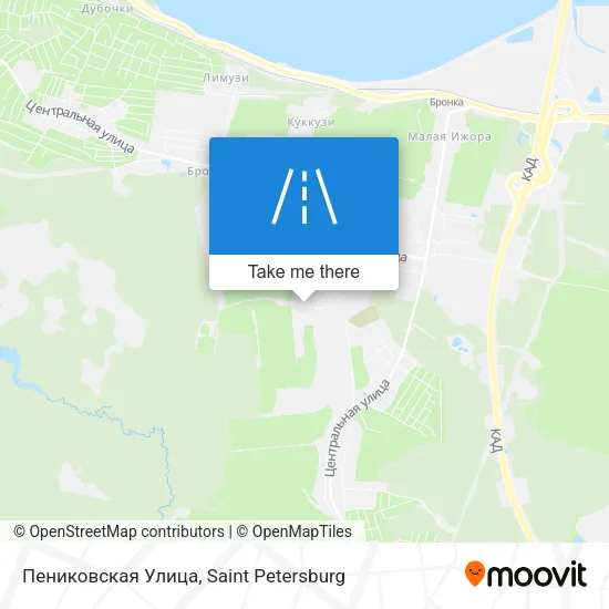 Пениковская Улица map