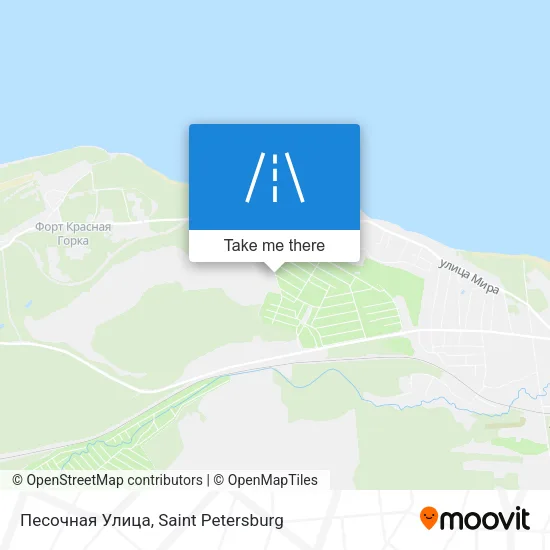 Песочная Улица map