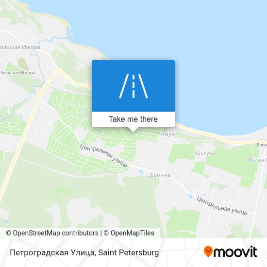Петроградская Улица map