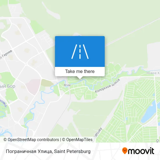 Пограничная Улица map