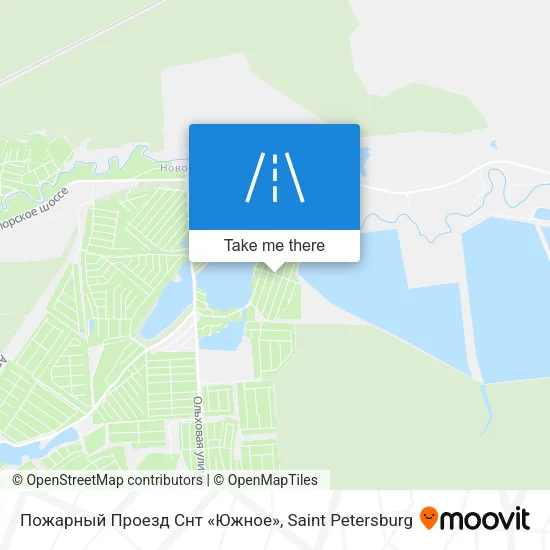 Пожарный Проезд Снт «Южное» map