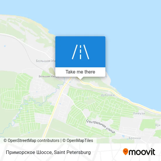 Приморское Шоссе map
