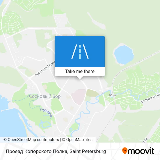 Проезд Копорского Полка map
