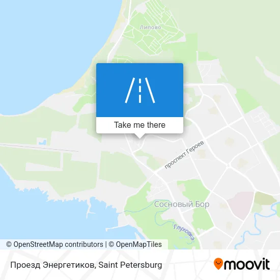 Проезд Энергетиков map