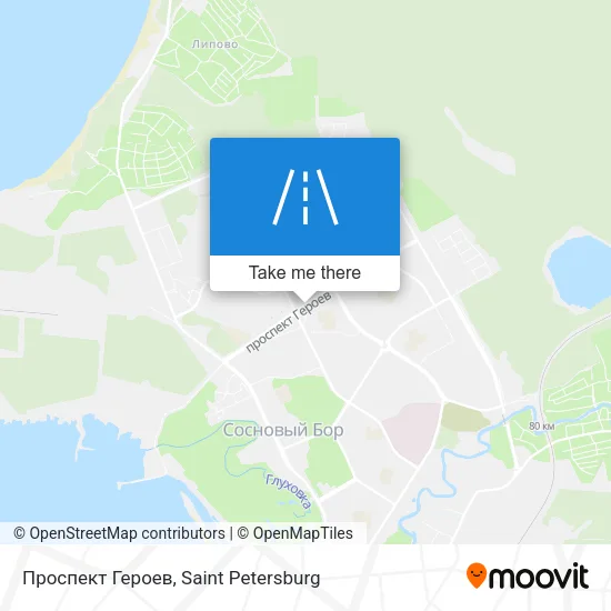 Проспект Героев map