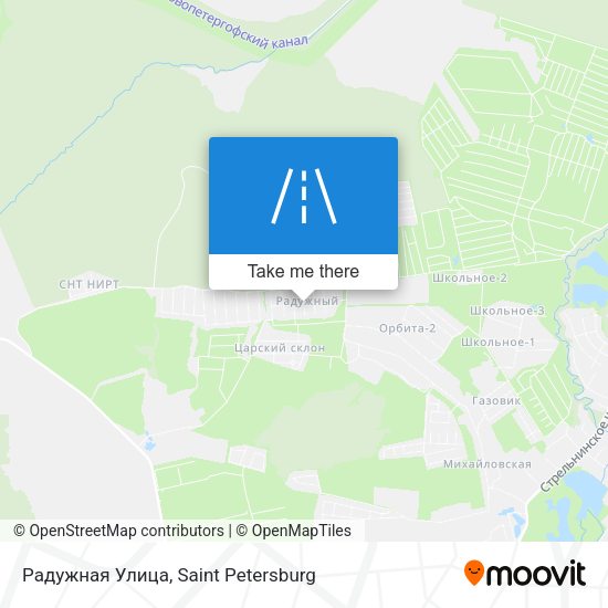 Радужная Улица map