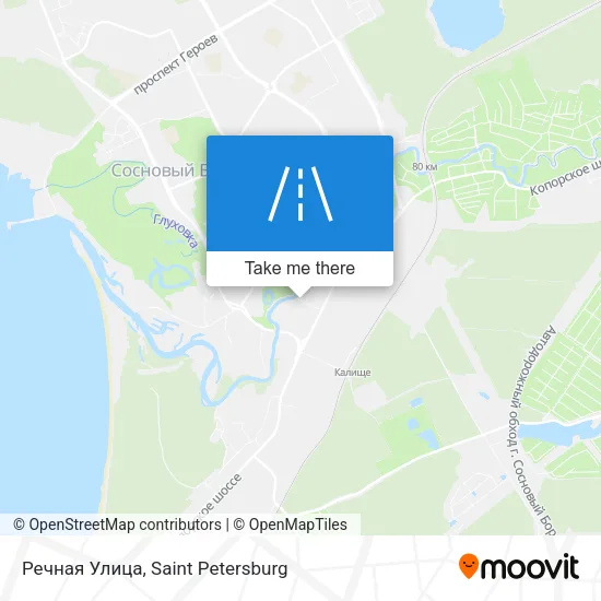 Речная Улица map