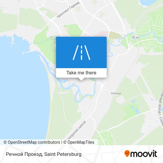 Речной Проезд map