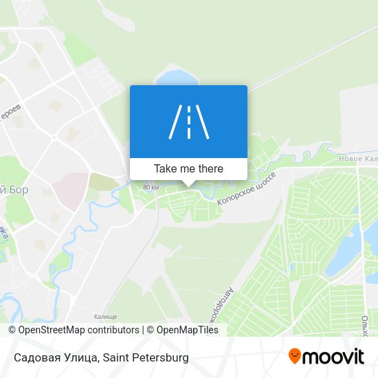 Садовая Улица map