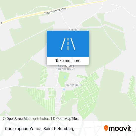Санаторная Улица map