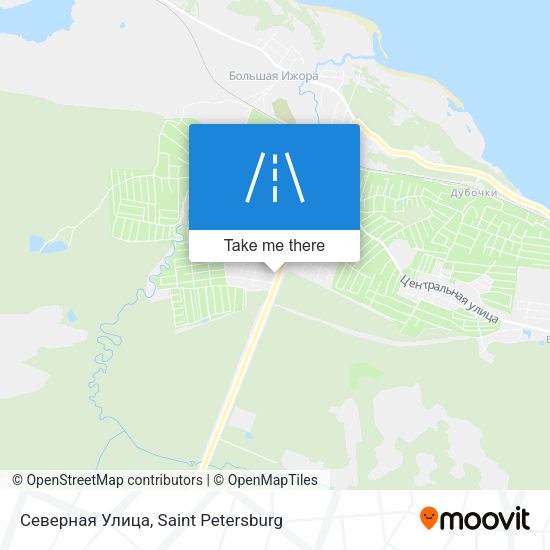 Северная Улица map