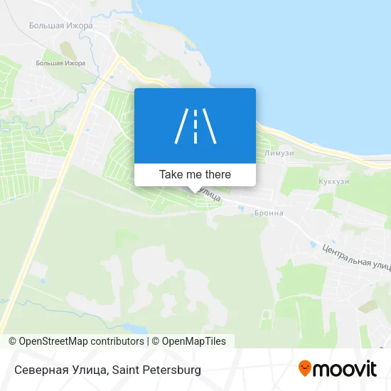 Северная Улица map