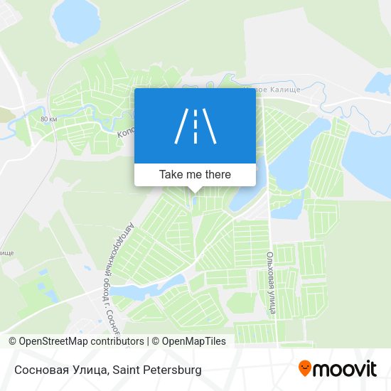 Сосновая Улица map