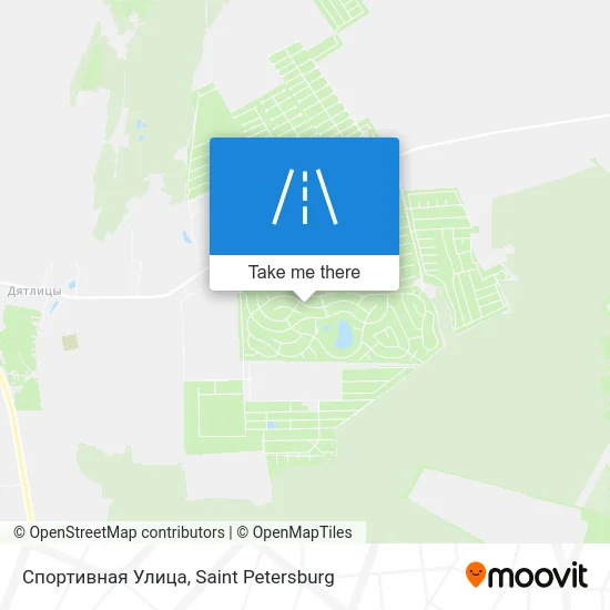 Спортивная Улица map