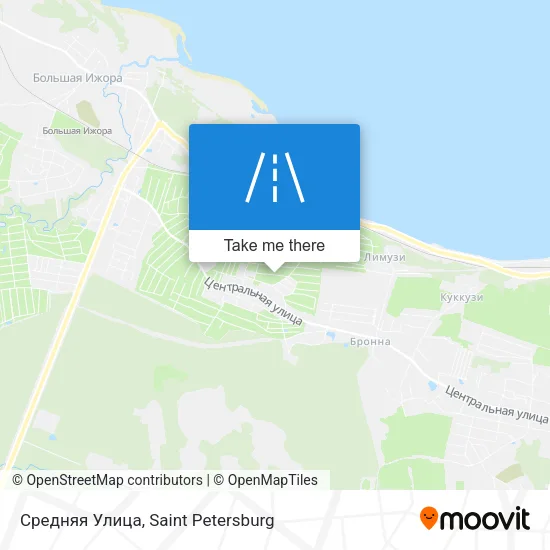 Средняя Улица map