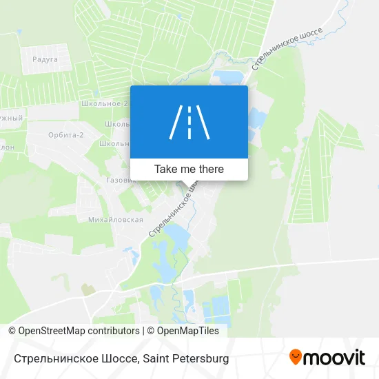 Стрельнинское Шоссе map
