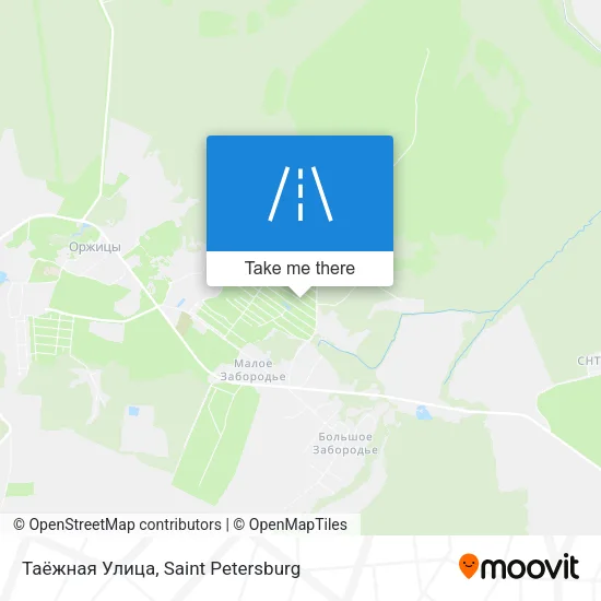 Таёжная Улица map