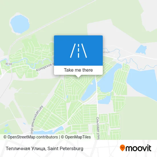 Тепличная Улица map