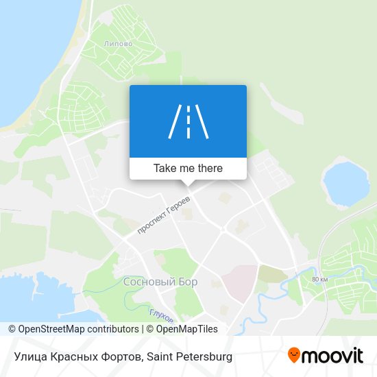Улица Красных Фортов map