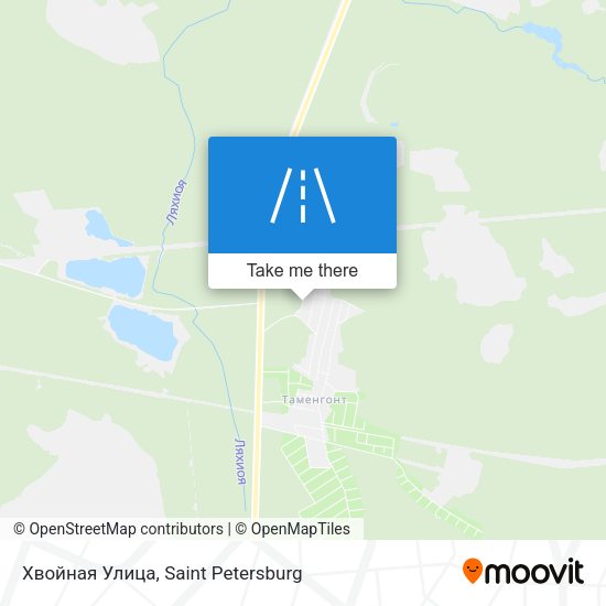Хвойная Улица map