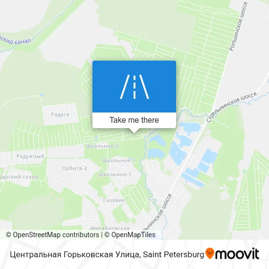 Центральная Горьковская Улица map