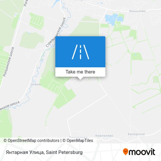 Янтарная Улица map