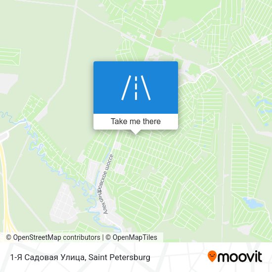 1-Я Садовая Улица map