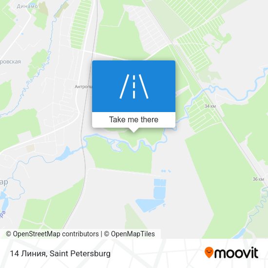 14 Линия map