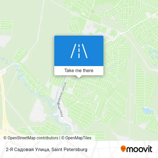 2-Я Садовая Улица map