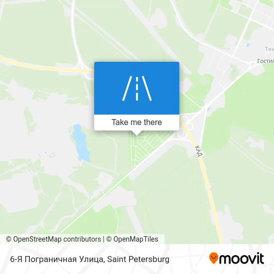 6-Я Пограничная Улица map