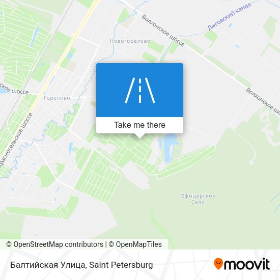 Балтийская Улица map
