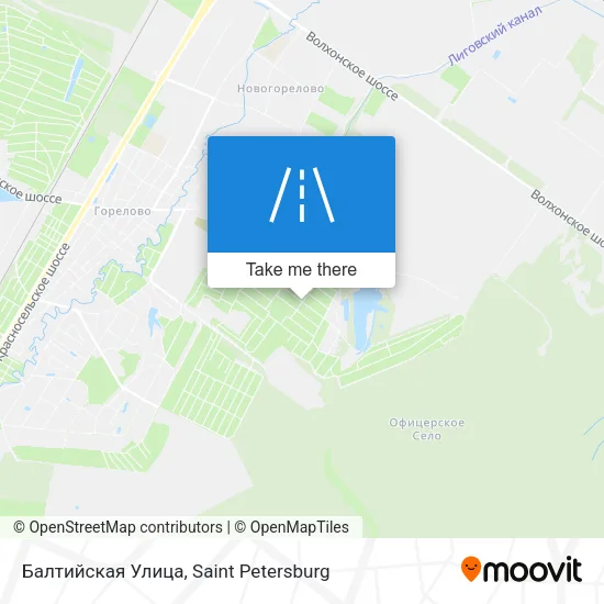 Балтийская Улица map