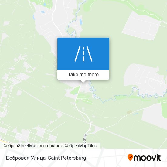 Бобровая Улица map