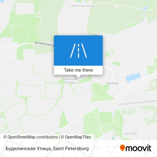 Будилинская Улица map
