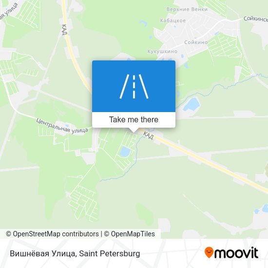 Вишнёвая Улица map
