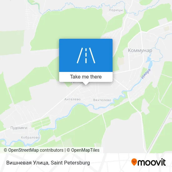 Вишневая Улица map