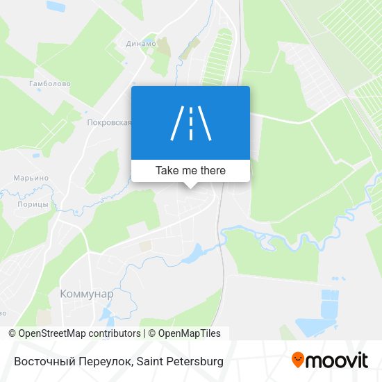 Восточный Переулок map