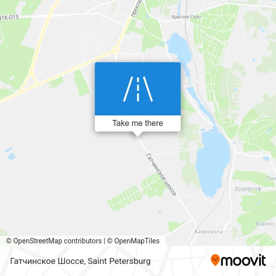 Гатчинское Шоссе map