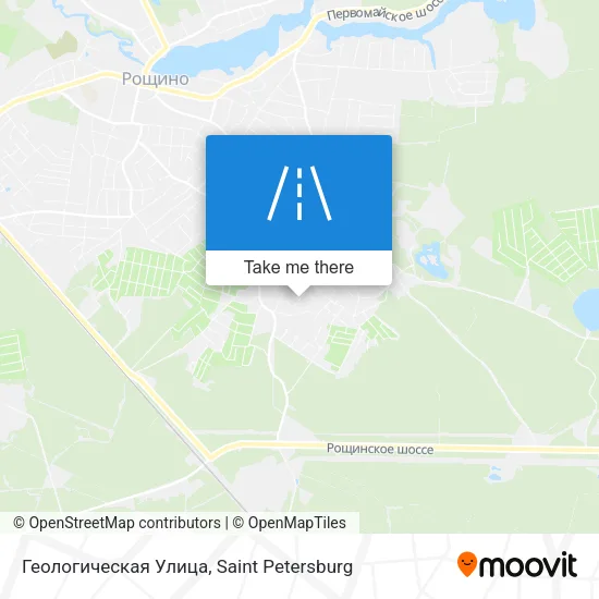 Геологическая Улица map