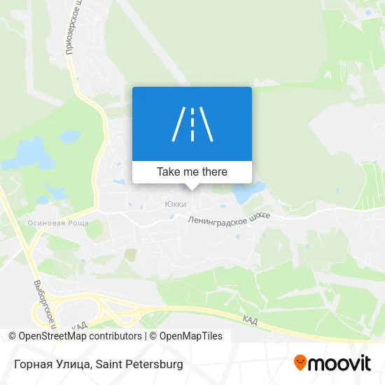 Горная Улица map