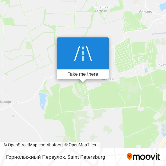 Горнолыжный Переулок map