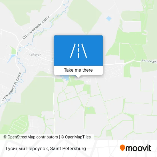 Гусиный Переулок map