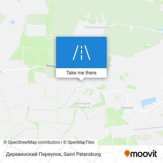 Деревенский Переулок map