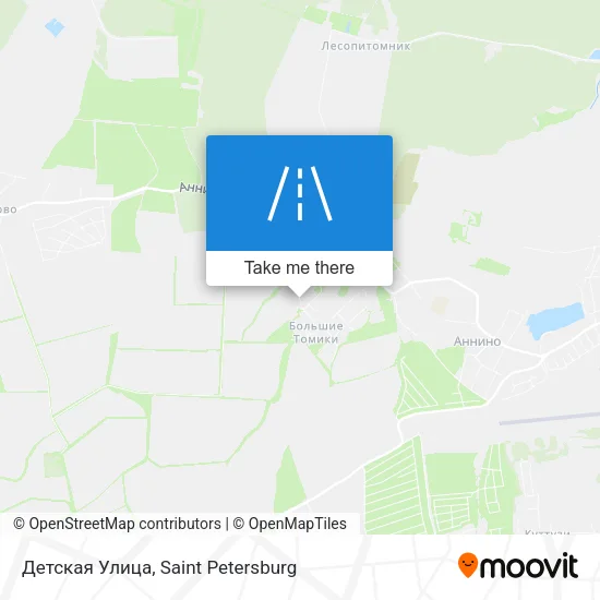 Детская Улица map