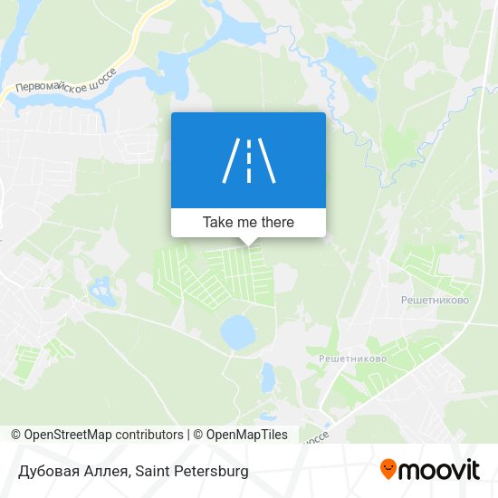 Дубовая Аллея map