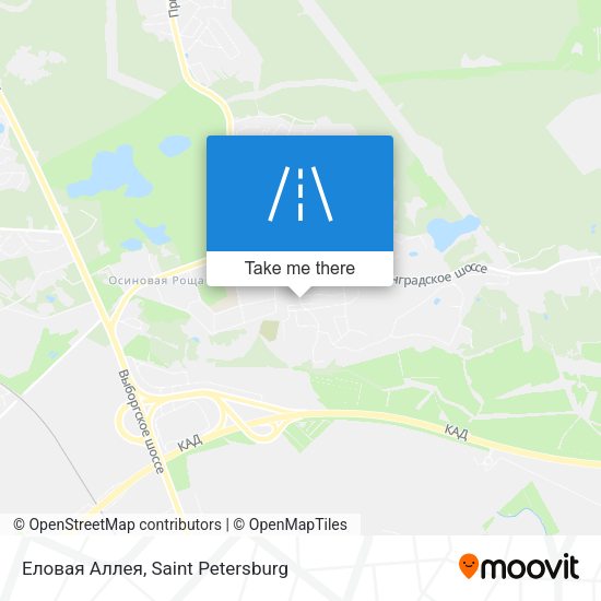 Еловая Аллея map