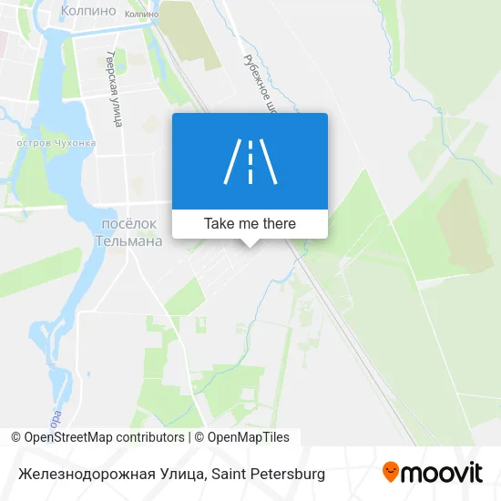 Железнодорожная Улица map