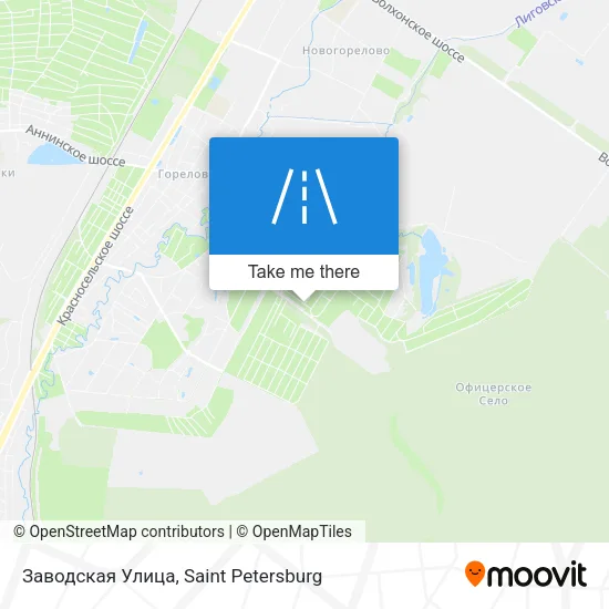 Заводская Улица map