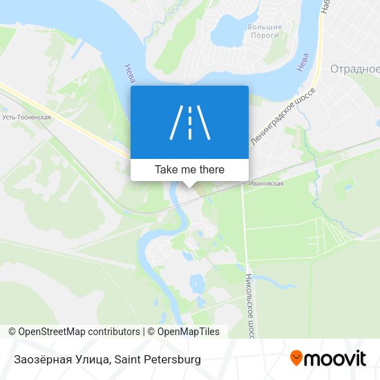 Заозёрная Улица map