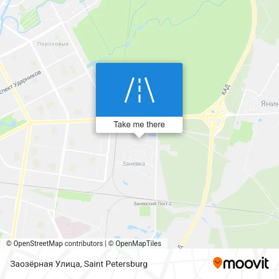 Заозёрная Улица map